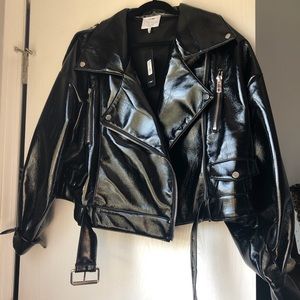 Fashion nova x Cardi B Faux leather jacket